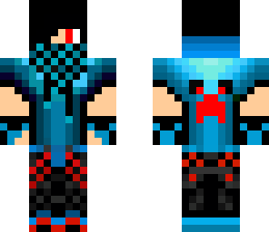 red blue creaper jaket