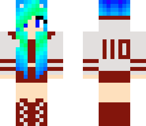 me in cheerleader costume