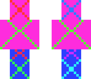 pink with crossings