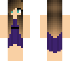 purple simple dress