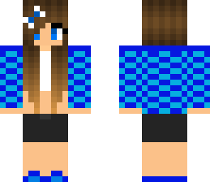 blue girl      des
