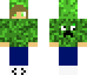 boy with derpy creeper jacket