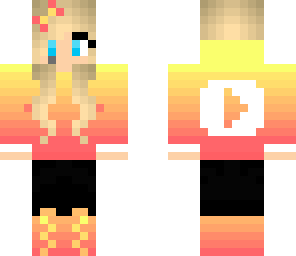 orange gamer girl