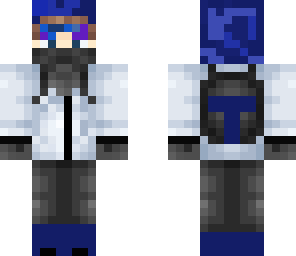 blue skier