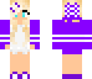 purple girly girl