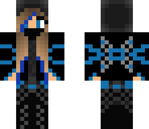 blue ninja girl