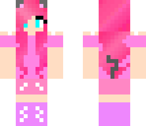 pink cat girl