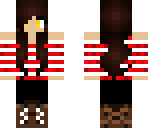 stacy red top and yellow eyes