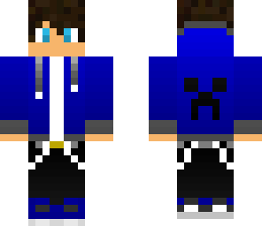 neon blue hoodie guy