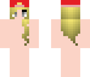 blonde hair base with  cap