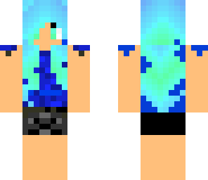 blue disco girl