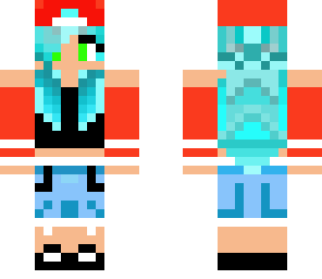blue hair girl