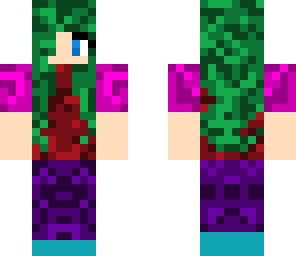 green-haired girl