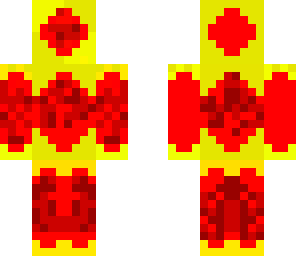 golden red robot