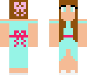 girl with blue dress