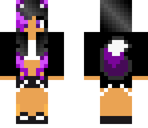 purple wolf girl