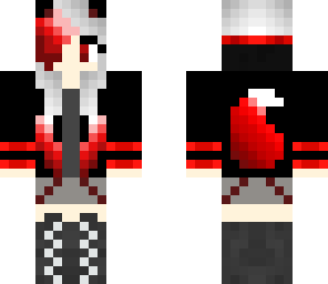 wolf girl red