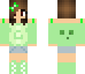 slime green girl