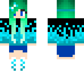 blue flame nature girl