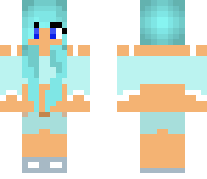 blue girl
