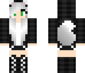 edited silver wolf girl
