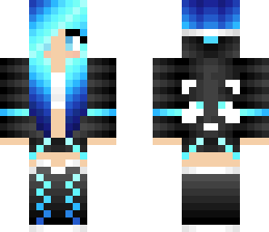 blue girl