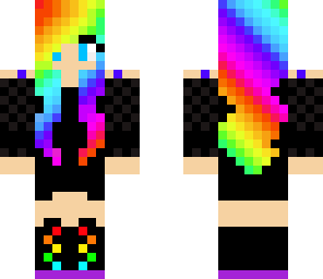rainbow girl