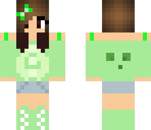 slime green girl