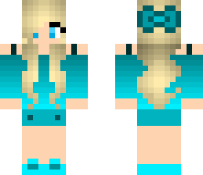 cute blue girl