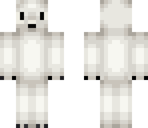 creepy polar bear