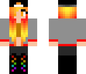 casual fire haired girl