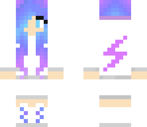 cool lightning girl
