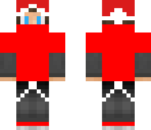red santa hat kid