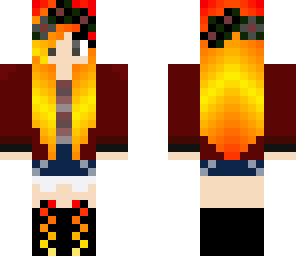flame hair