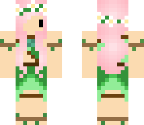 nature nymph chibi style