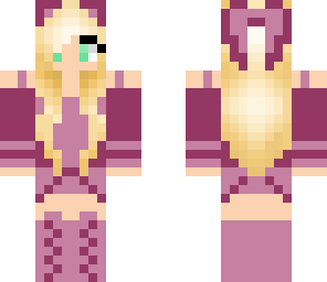 cute purple girl