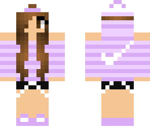 nike purple girl with stripes 