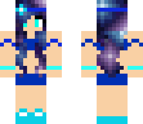 galaxy girl in bikini