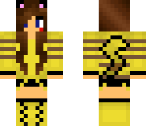 edited pikachu girl