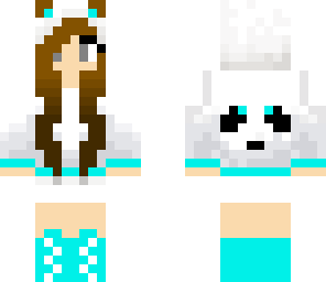 brown hair panda girl