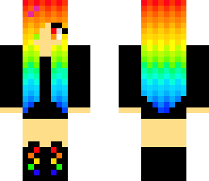 rainbow girl