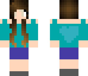 chibi herobrine girl