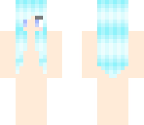 blue pastel hair base