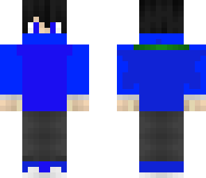blue mask