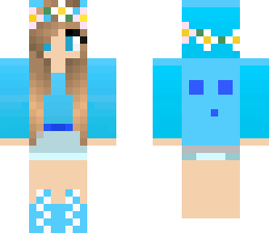 blue slime girl