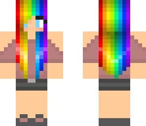 rainbow haired