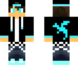 blue boy with dragon