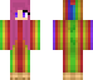 rainbow chicken girl