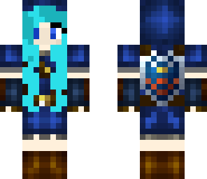 link girl blue