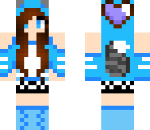 new blue wolf girl